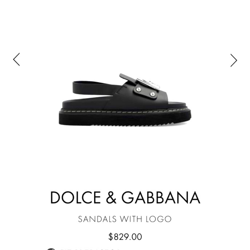 Dolce & Gabbana Open Toe Platform